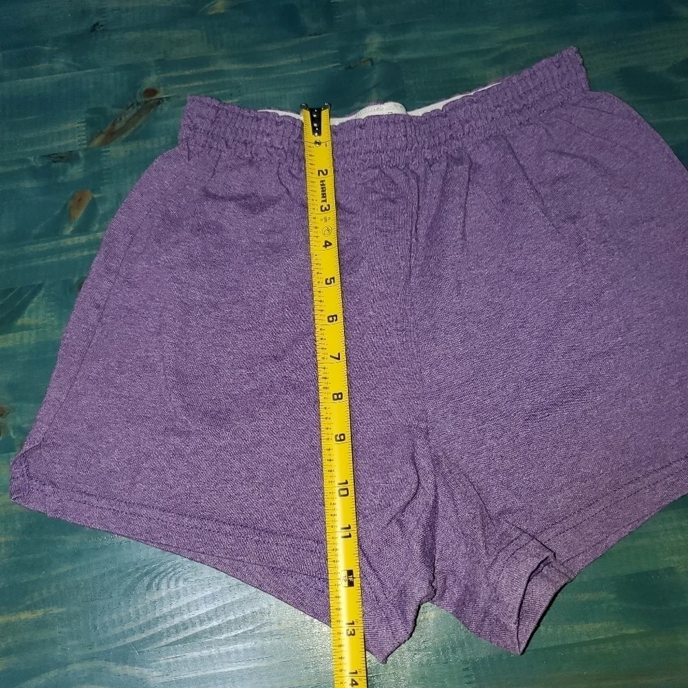 Soffe ATHLETIC SHORTS HEATHER PURPLE SMALL - Picture 3 of 5